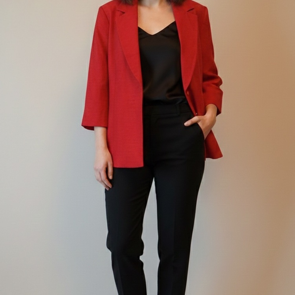 Windmoor 3/4 Sleeve Silk/Linen Blazer